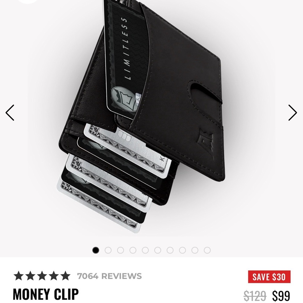 Kings Loot Money Clip Wallet